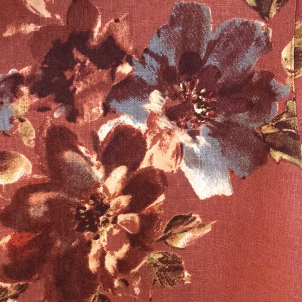 John Mark Linen Floral Blouse Size M - Picture 6 of 16